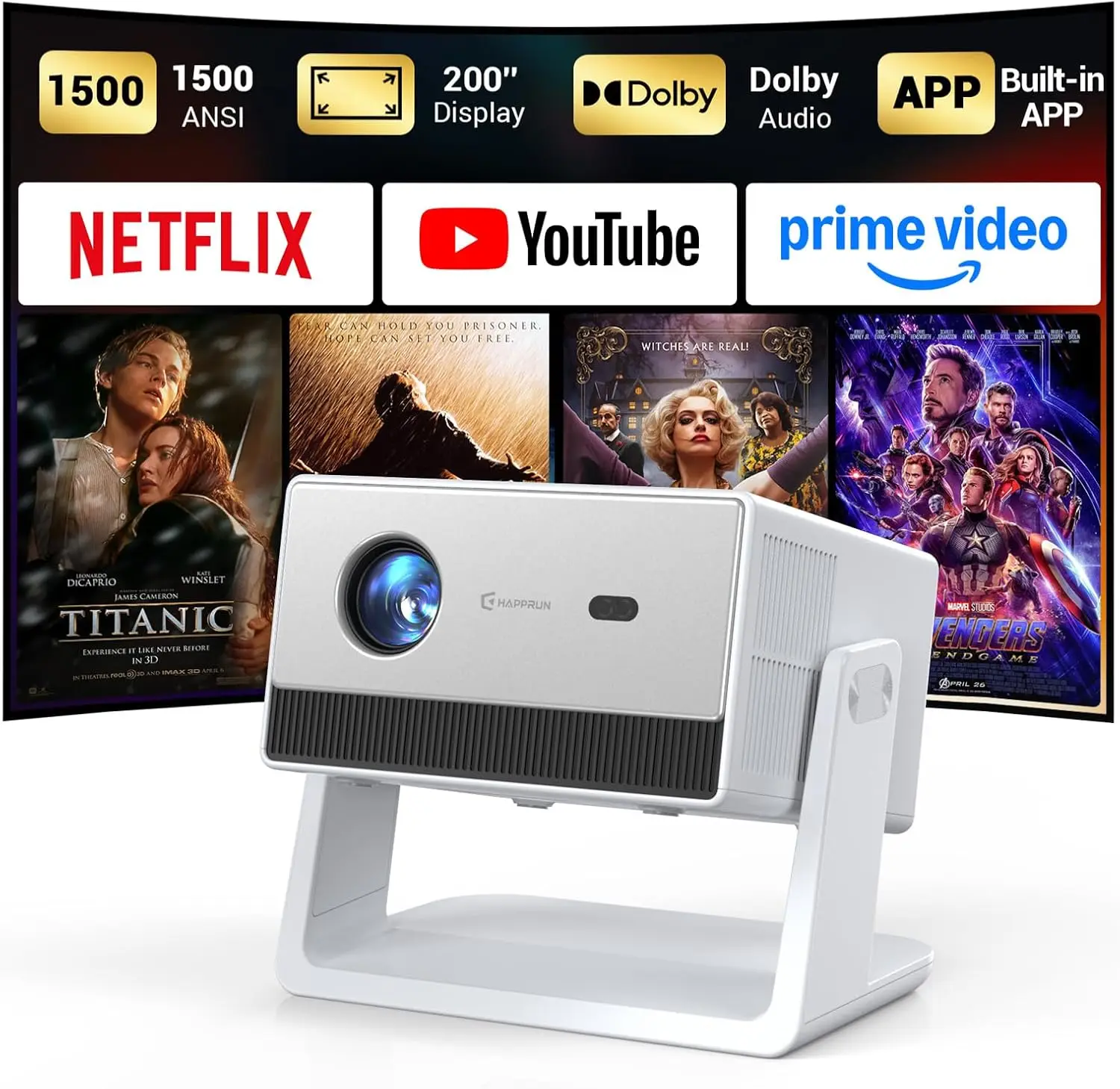 Mini Projector with 5G WiFi for easy connectivity