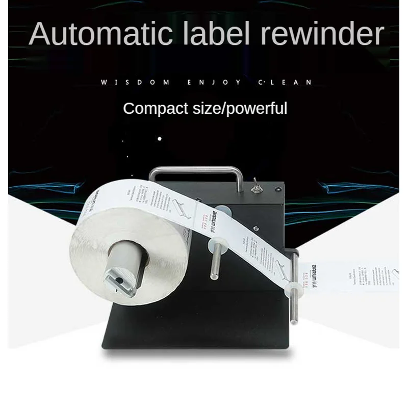 Automatic Label Rewinder for Office Use Easy to Use Label Dispenser for Home And Office