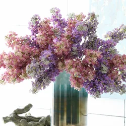 1 PCS Artificial Lilac Silk Flower Home Decor Wedding Table Room Decoration Gift F986