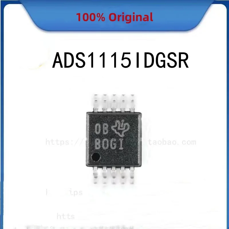 

5PCS 100% New ADS1115IDGSR BOGI B0GI MSOP-10 Brand New Original Chips ic