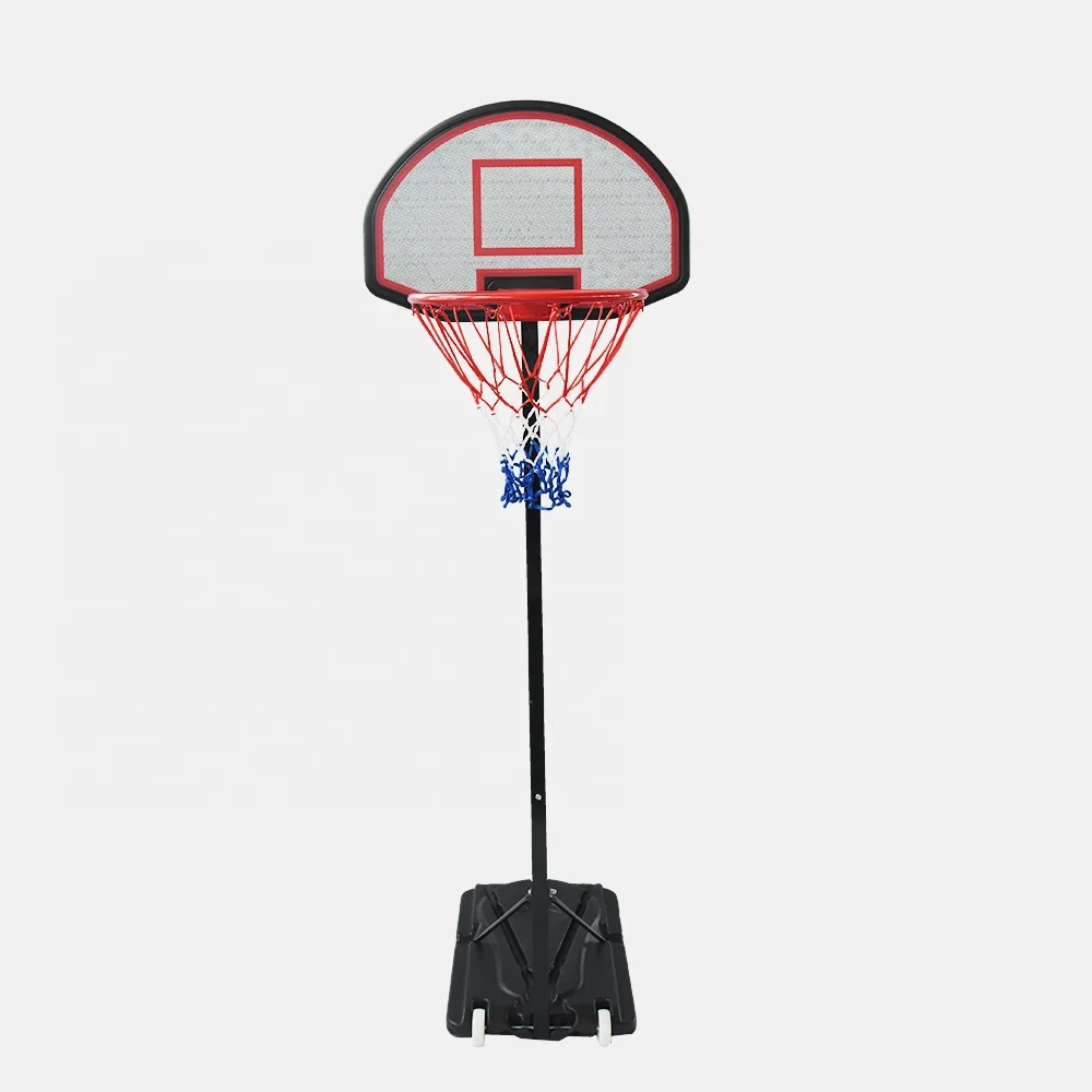 Wholesale Indoor Outdoor Height Adjustment Square Tube Movable Sports Equipment Basketball Hoop for Kids