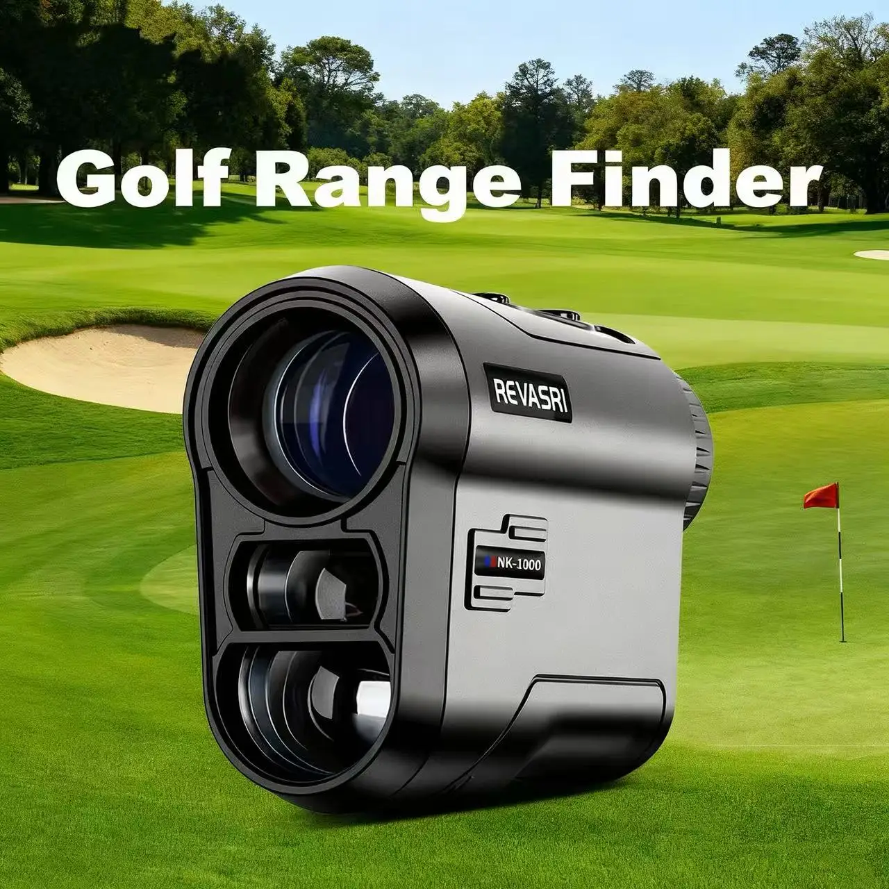 جهاز تحديد المدى بالليزر REVASRI بطول 800 ياردة للعب الجولف مع مسافة منحدر شحن من النوع C واهتزاز قفل العلم للاعبي الجولف #1
