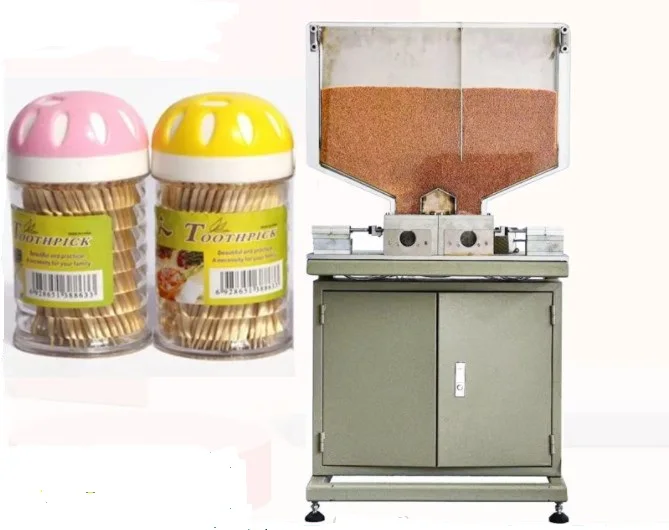 Bamboo Wooden Plastic Toothpick Cylinder Filling Machine for Bottle and Container Filling Toothpick Making Machinery