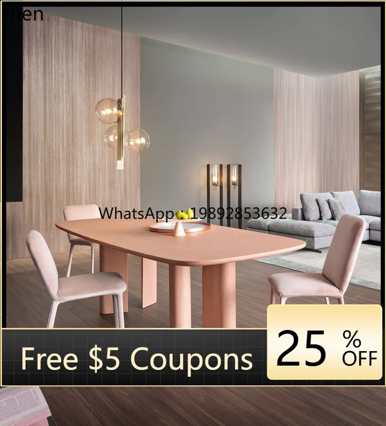 

HH Dining Table Conference Table Office Negotiation Table Workbench Memphis Desk