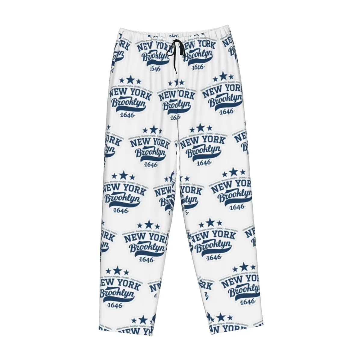 

Женские пижамные брюки Custom Brooklyn New York с карманами для дома и сна