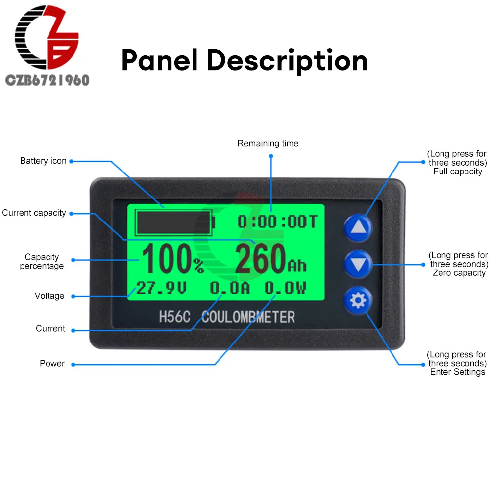 電圧電流計,LCDデジタル曲線計,電流計,9-100v,50a 100a 200a 300a,400a