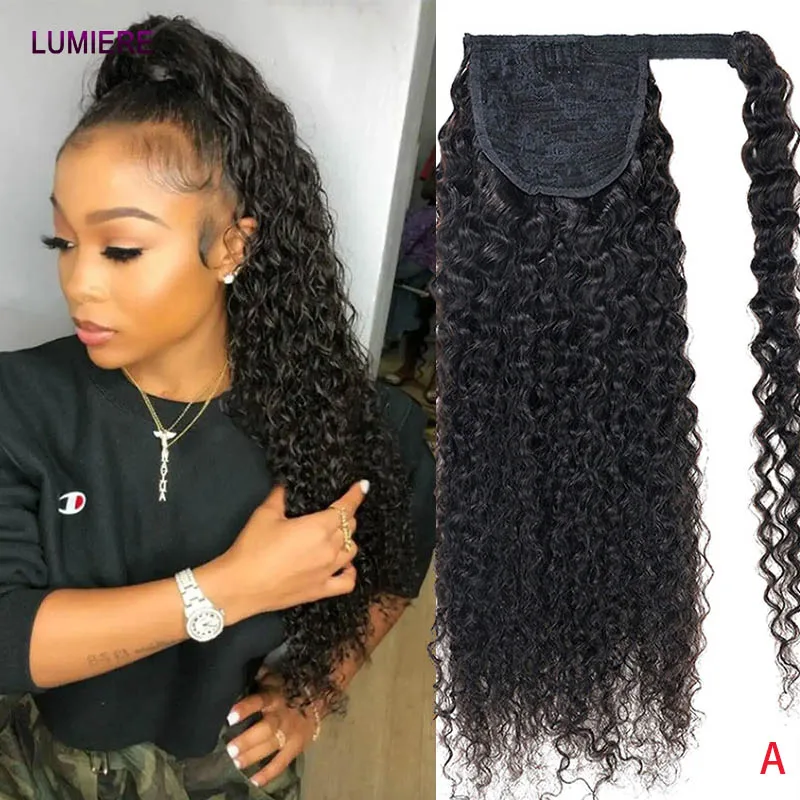 

Натуральные афро-кудрявые волосы Virgin Raw для наращивания: накладной хвост на завязках, волнистые пряди Corn Wave, Magic Paste, оптом