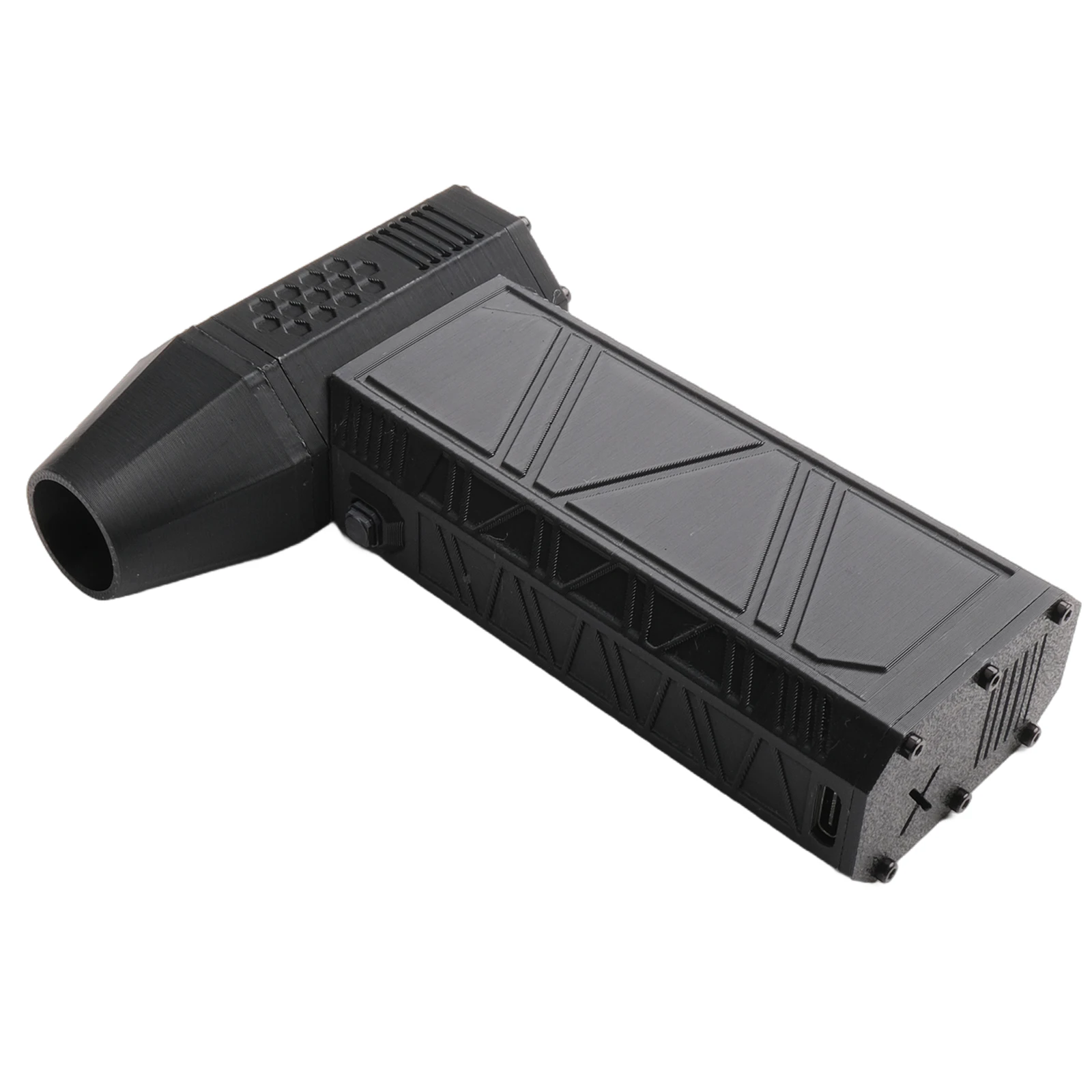

Black Brushless Motor Fan Portable Blower Lightweight Design Alloy Shell Powerful Wind Speed Three-speed Adjustment