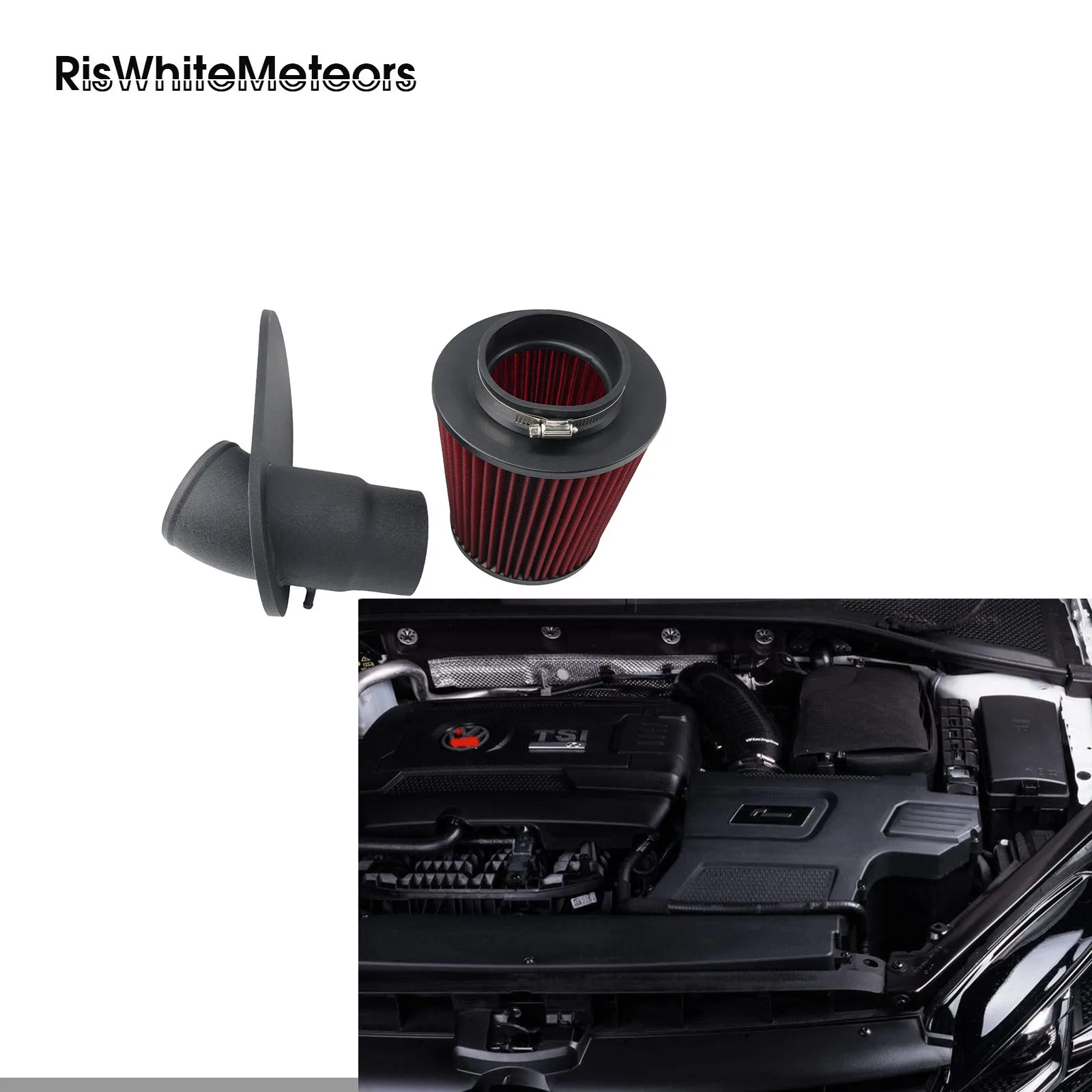 High Flow Cold Air Intake Kit For VW Golf MK7 MK8 GTI Golf R 2.0 TSI EA888 Gen3 Gen4 Audi S3 MQB MQB EVO