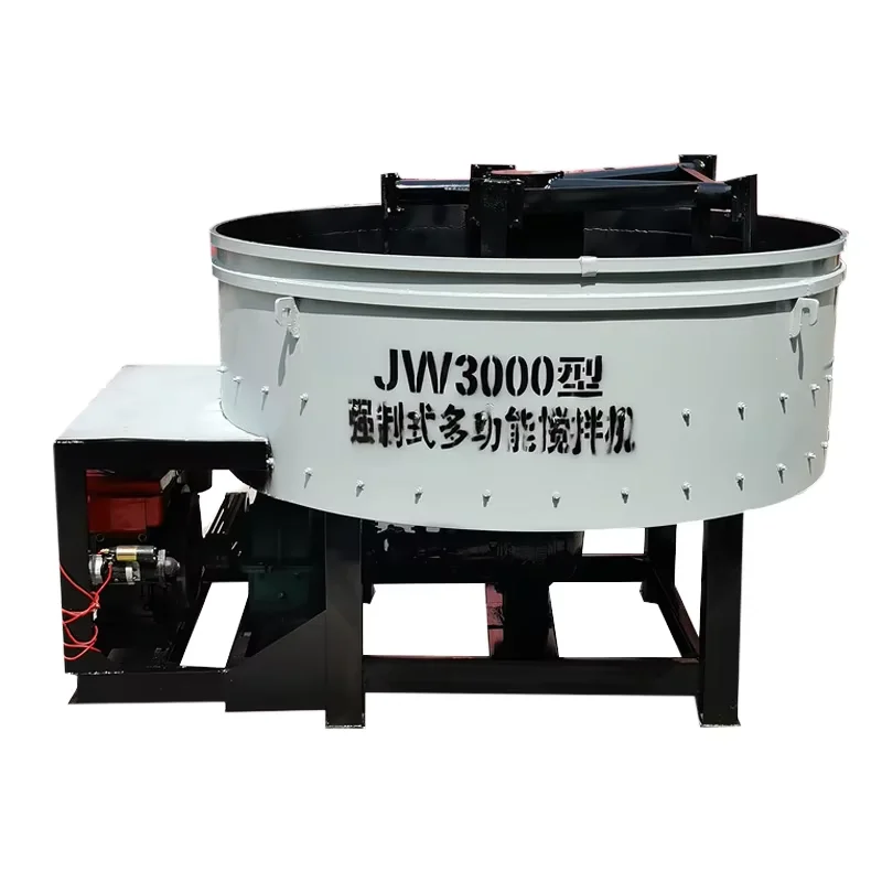 Power Large Capacity Portable Concrete Mixer Core Components Engine Construction Industry Motor