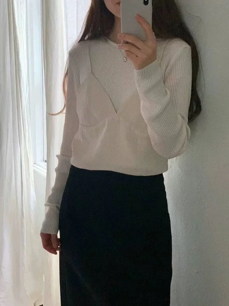 

Французский повседневный комплект из двух предметов для женщин: свободная футболка и брюки из хлопка, дизайн Candy Miss Ounce, модный образ