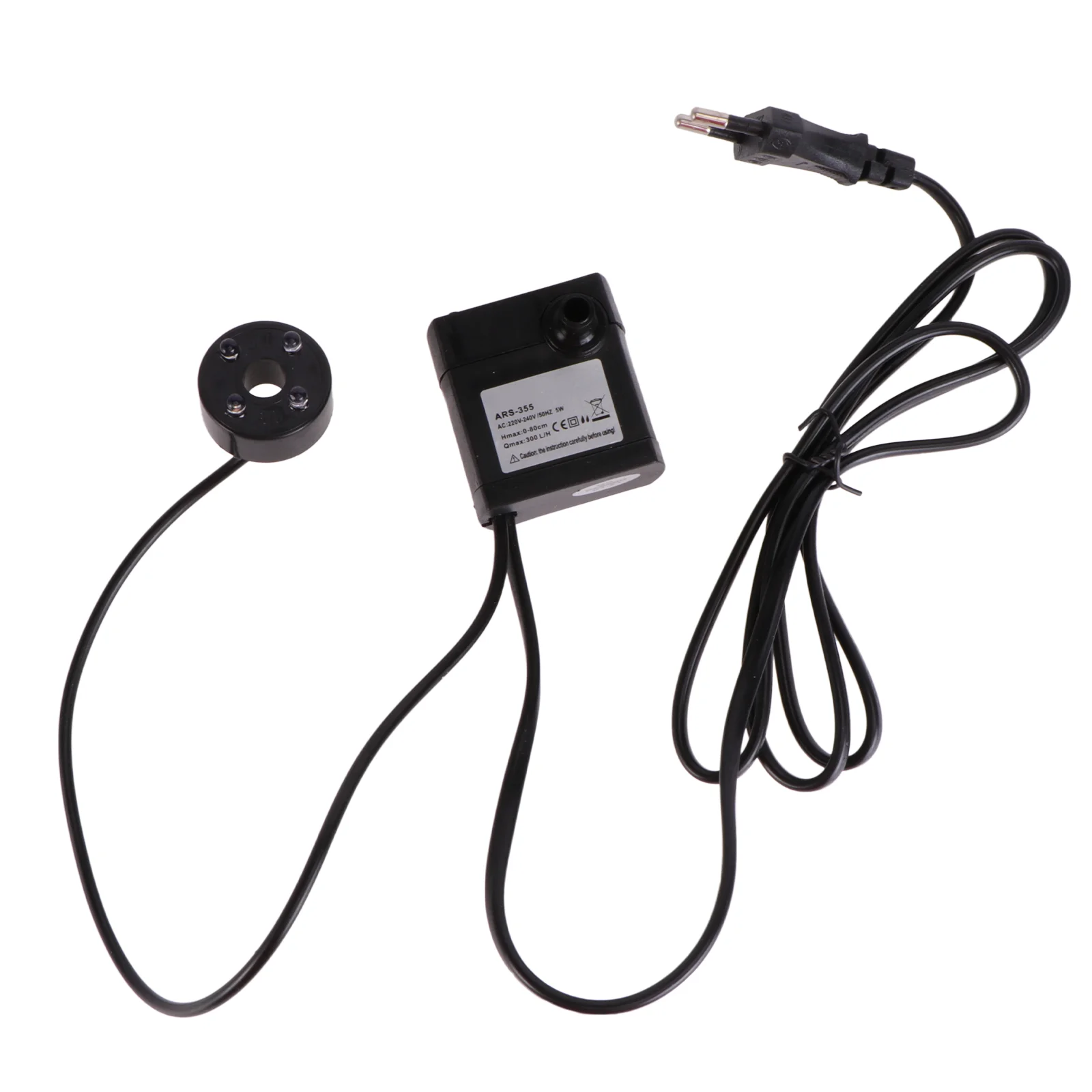 

5W Led Submersible Water Pump Adjustable Flow Quiet Pond Fountain Aquarium Hydroponic Color Red Blue Green Yellow Easy