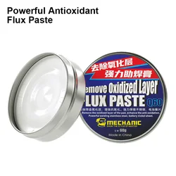 MECHANIC-pasta de flujo antioxidante Q60, potente, elimina la capa oxidada, pasta de flujo, soldadura mejorada, soldadura sólida, reparación