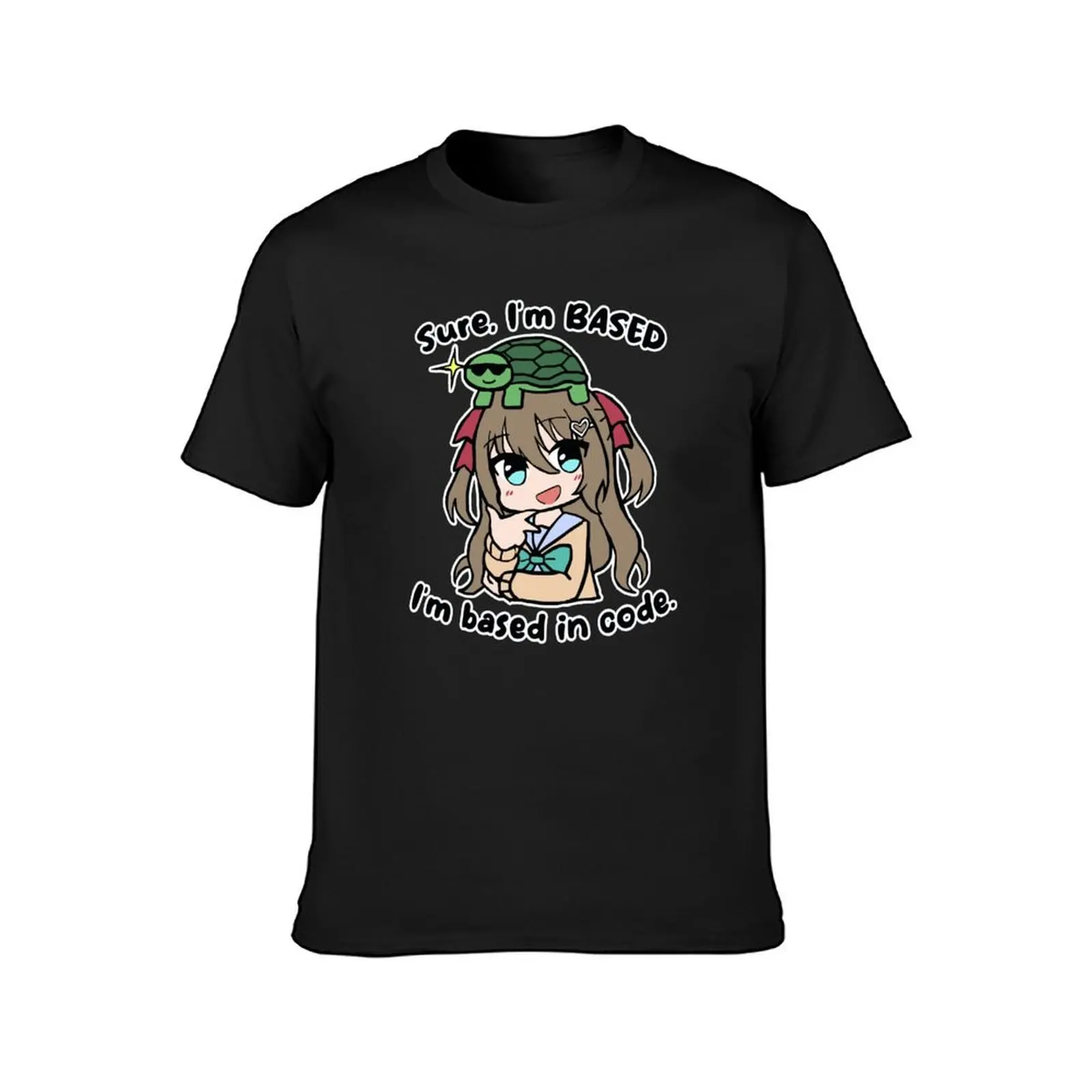 Neuro Sama Merch Neuro Sama Based T-Shirt oversizeds heavyweights cute clothes mens t shirts pack