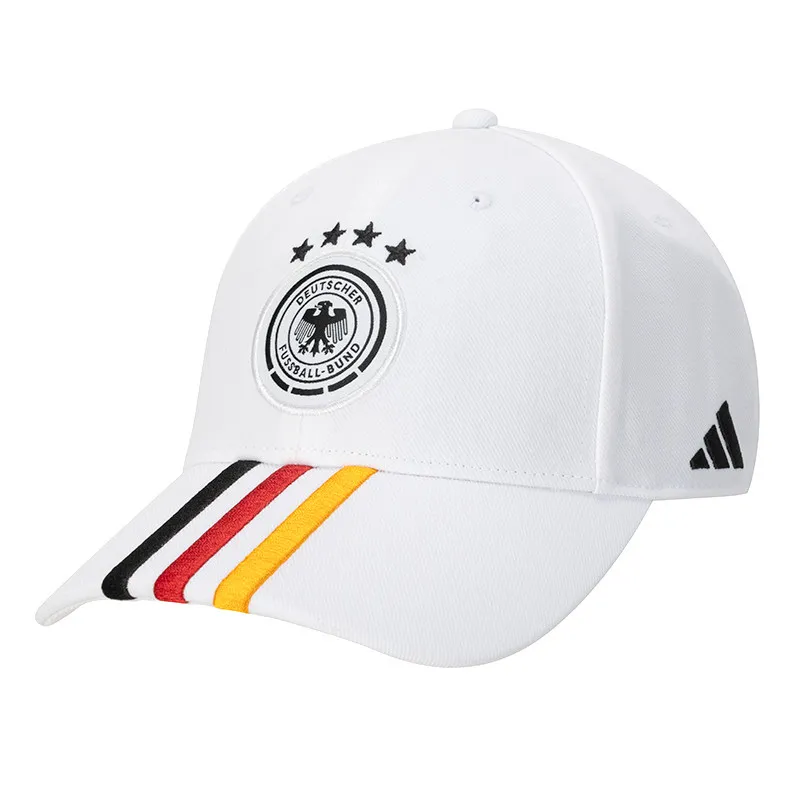Hot 2026 Adidas Baseball Cap KC6705 One Size Fits Most Adjustable Casual Sports Sun Hat White Unisex Outdoor Travel Baseball Hat