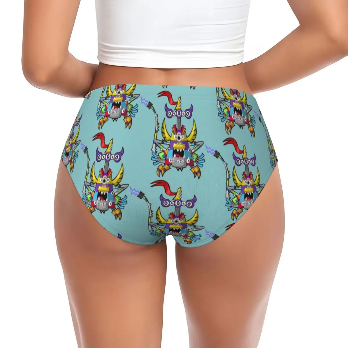 مخصص الكرتون Mixels لعبة سراويل قصيرة النساء الراحة الأمريكية الرسوم المتحركة التلفزيون الملابس الداخلية #2