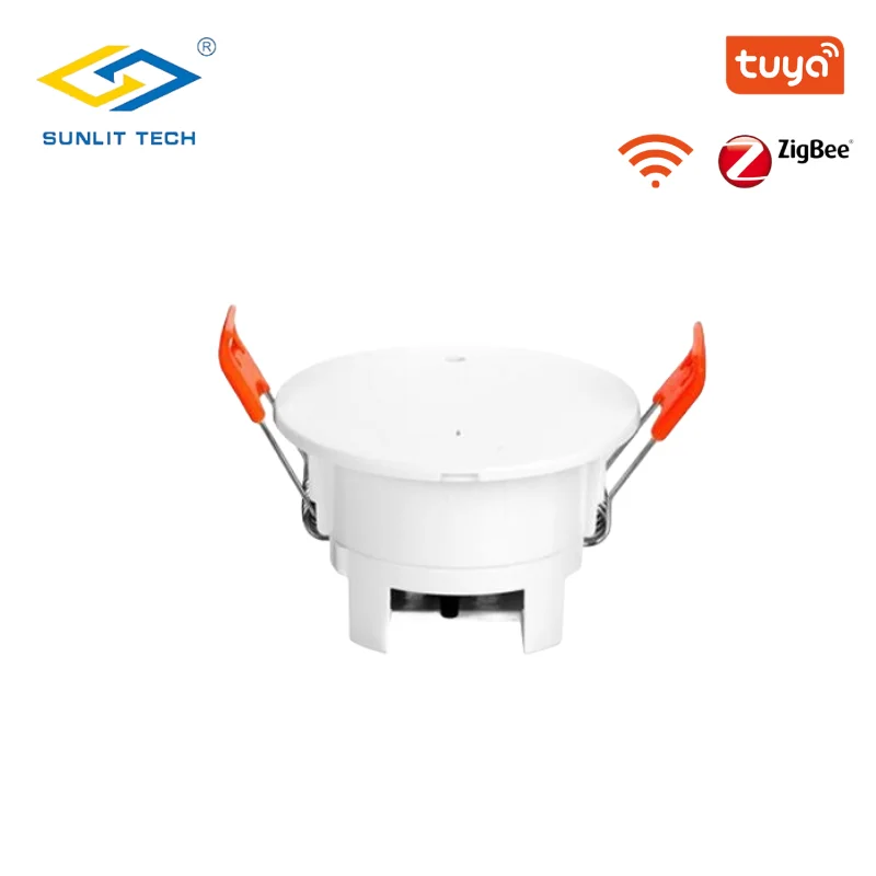 

Tuya ZigBee WIFI Smart Human Presence Sensor Ceiling Mounted Microwave Radar Detection Illuminance Detection Falling Detecting