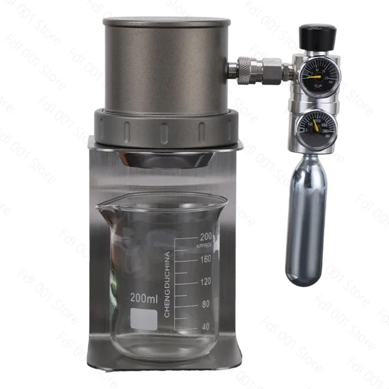 Mini Portable Espresso Coffee Maker Pneumatic Air Pressure Integrated Machine Gas Pressurized Concentrated Coffee Brewer