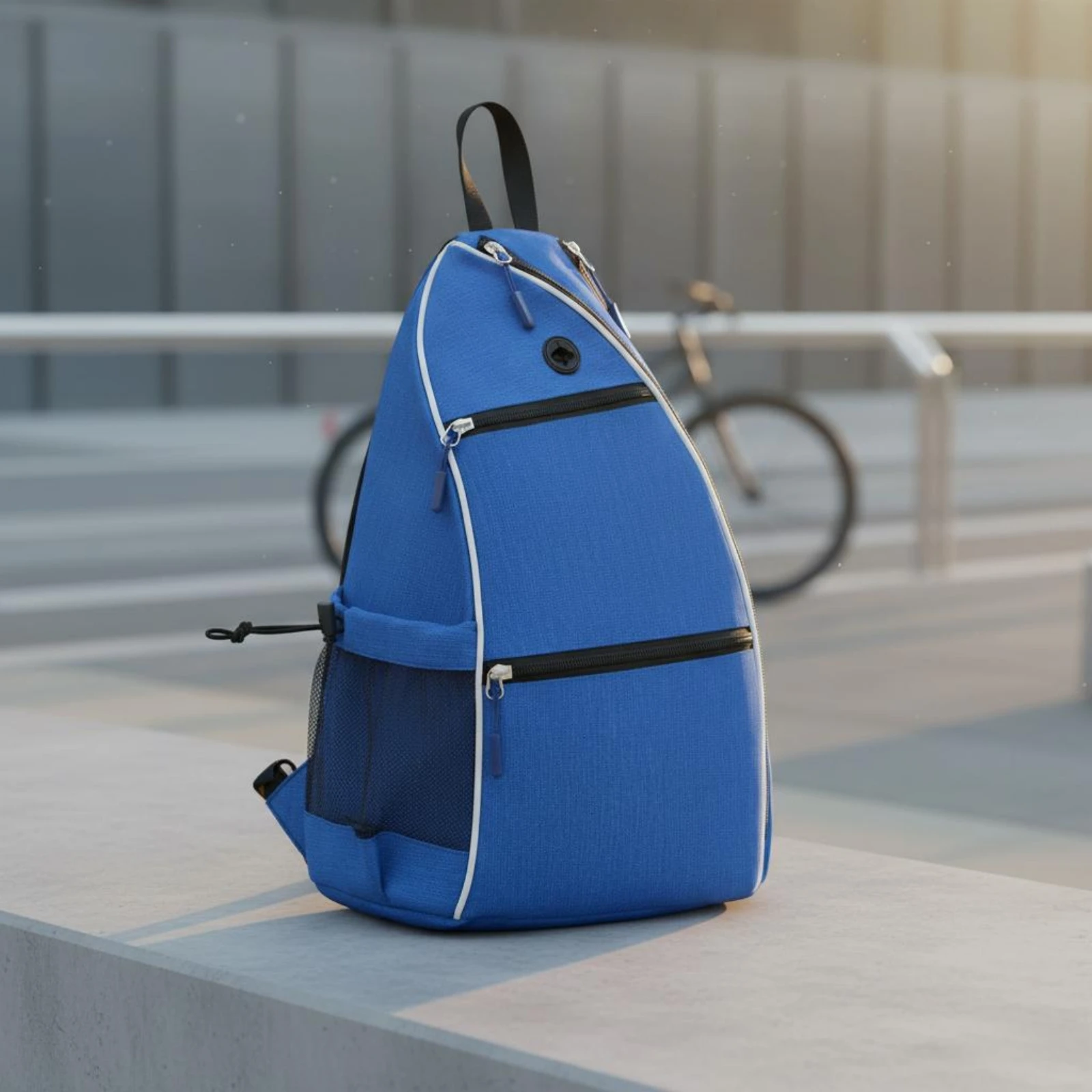 Pickleball Backpack Multi-Pocket Tennis Backpack Sports Drawstring Bag Lightweight Athletic Gear Sturdy Polyester for Travel
