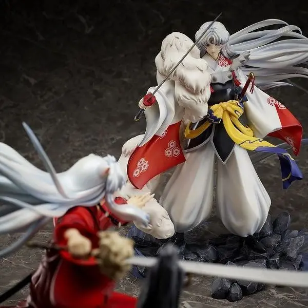 Bandai Inuyasha sesshoumaru Tessaiga anime two-dimensional figure creative cool model ornaments collection toys gifts wholesale