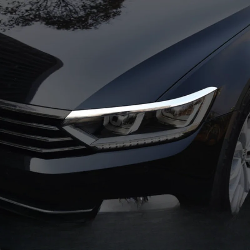 Dla Volkswagen VW Passat B8 2017-2022 akcesoria zewnętrzne przednia maska osłona maski zderzaka osłona osłony na lusterka obczne reflektorów — zdjęcie 3