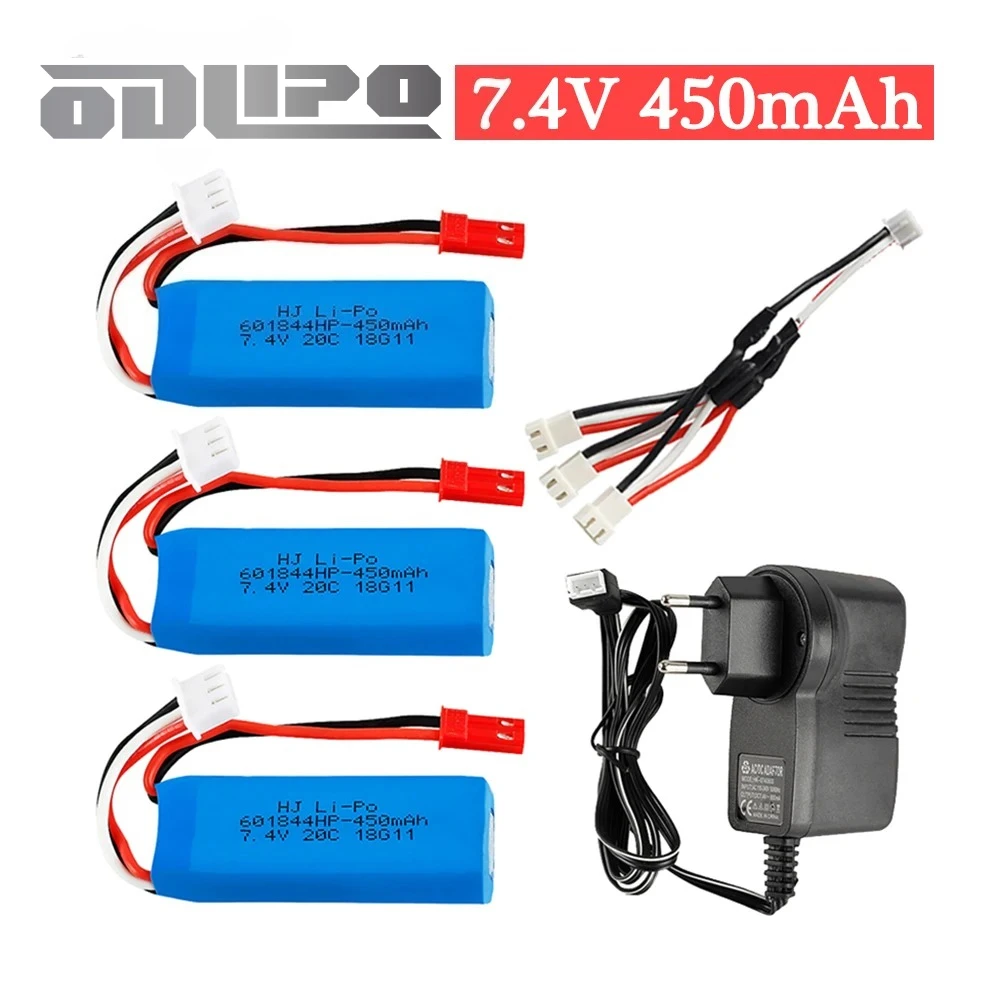 7,4 В 450 мАч 20C Lipo аккумулятор с USB-зарядным устройством для WLtoys F959 RC игрушки Запчасти 7,4 В 2s Аккумулятор для XK DHC-2 A600 A700 A800 A430 7,4 В 450 мАч 20C Lipo аккумулятор с USB-зарядным устройством для WLtoys F959 RC игрушки Запчасти 7,4 В 2s Аккумулятор для XK DHC-2 A600 A700 A800 A430