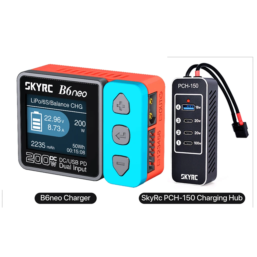 2023 Skyrc B6neo Smart Oplader Dc 200W Pd 80W Batterijbalans Oplader SK-100198 B6 Neo Xmas Tree Versie