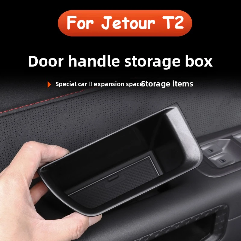

For cherryJetour Traveller T2 2023 2024 Jetour T2 Car Door Armrest Storage Box Garnish Cover Storage Box Copilot Organize