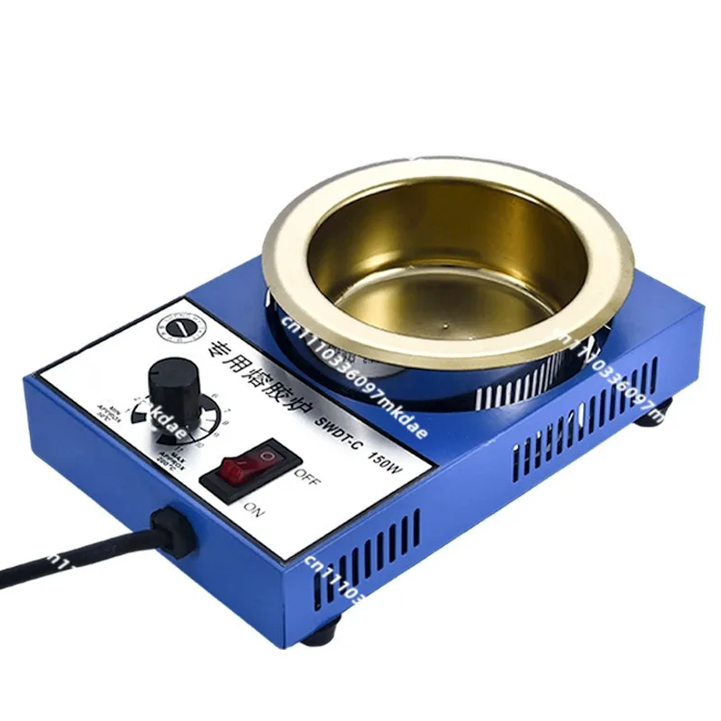 Dyeing and melting wax furnace, hot melt glue stick, stepless temperature regulation constant temperature small hot furnace