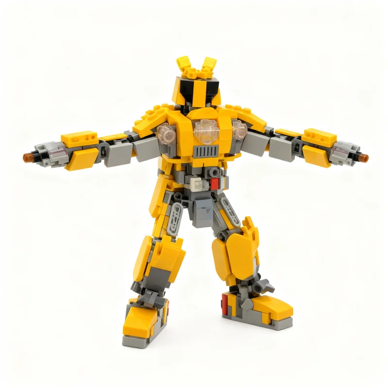 386pcs MOC Other Bumblebee movie posable figure Model Christmas Gift Home Decor And Creative Set Office Showcase