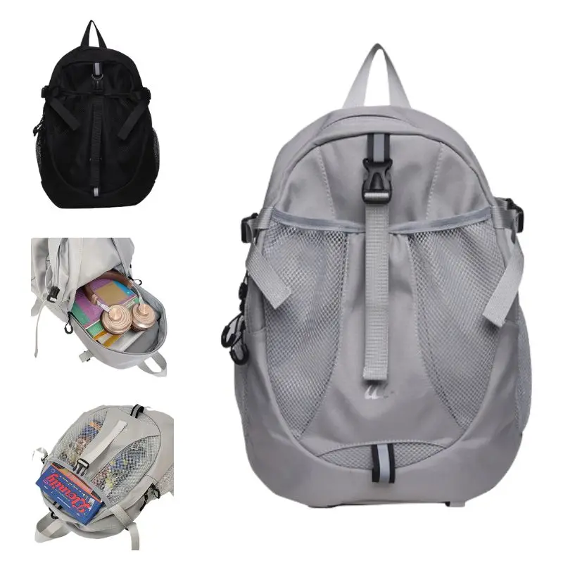 Sacs à dos légers de grande capacité, sac de voyage, cartable d'école pour étudiants adolescents, sac à dos pour ordinateur portable unisexe