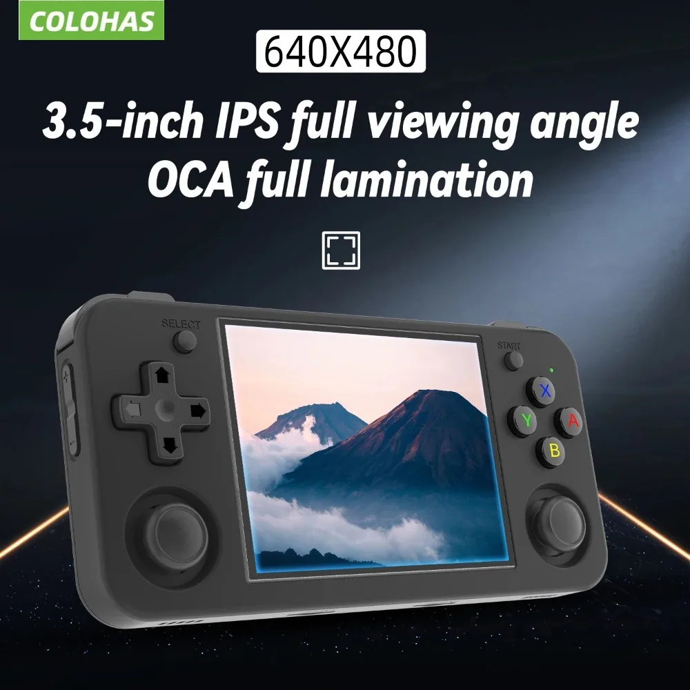 Colohas Handheld Game Players for Playing Video Games 3.5-inch IPS 640*480 Screen Retro Game Player 3300 MAh 5000+ Games 64GB