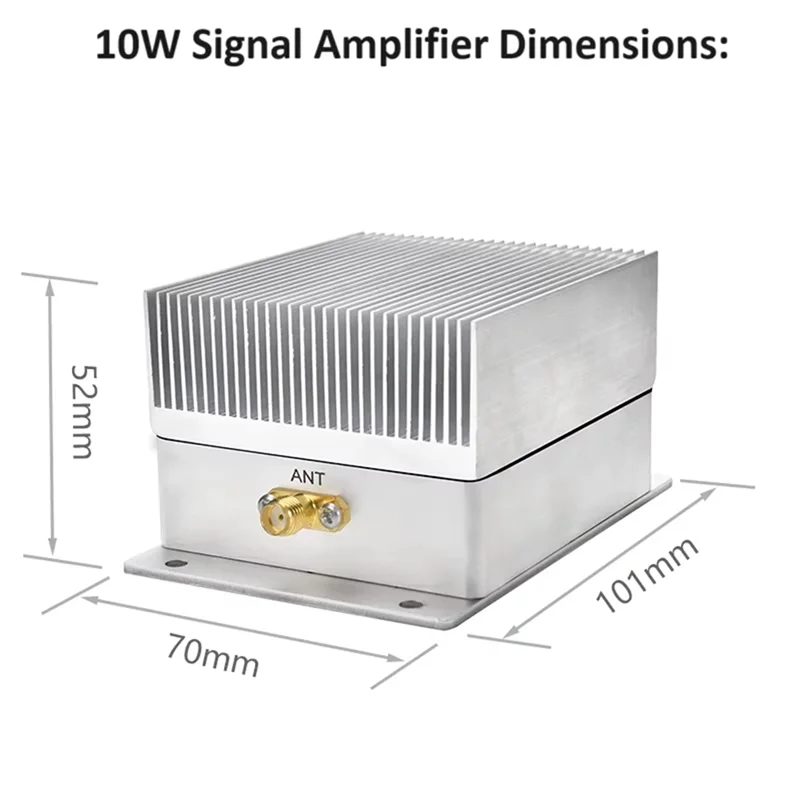 【Must-Haves】Wireless Signal Amplifier 10W Unidirectional 433M 470M 510M 40Dbm For Drone Signal