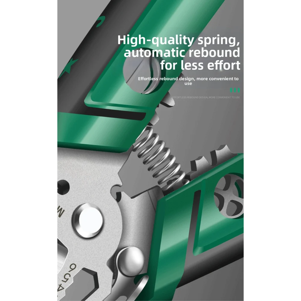 

Щипцы для зачистки проводов из нержавеющей стали 22 в 1 с эргономичной ручкой Многофункциональный электрический инструмент для обжима и намотки