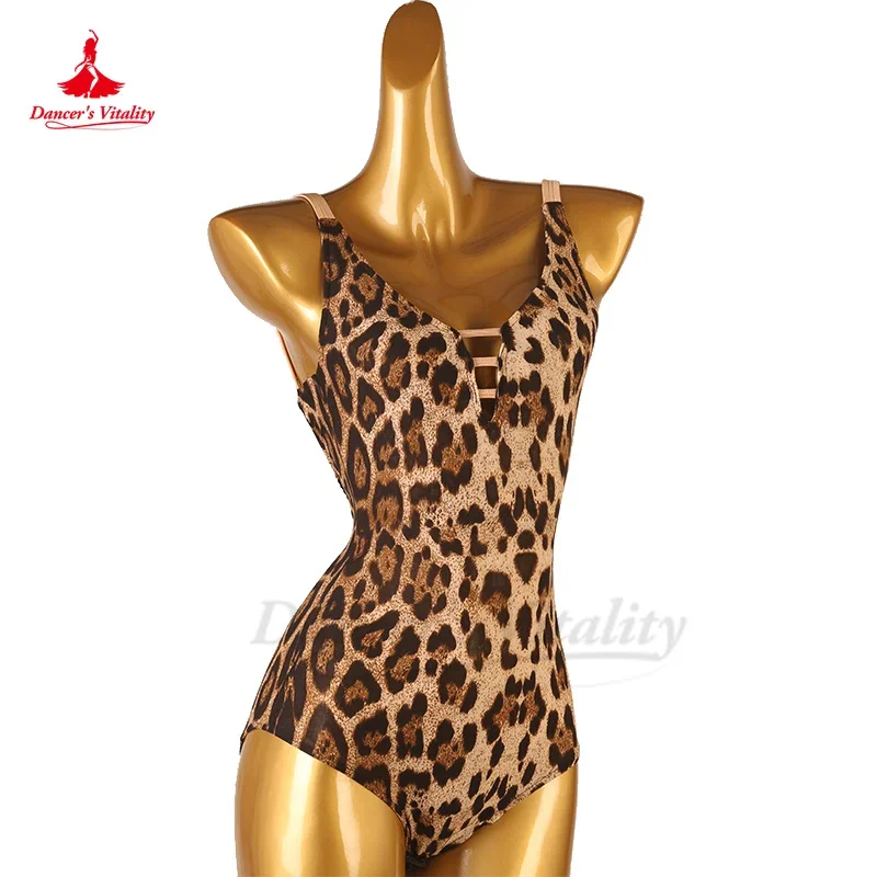 Latin Dance Body Suit for Women Customsized Sleeveless Spandex Leotard Performance Top Rumba Chacha Tango Competiton Bodysuit