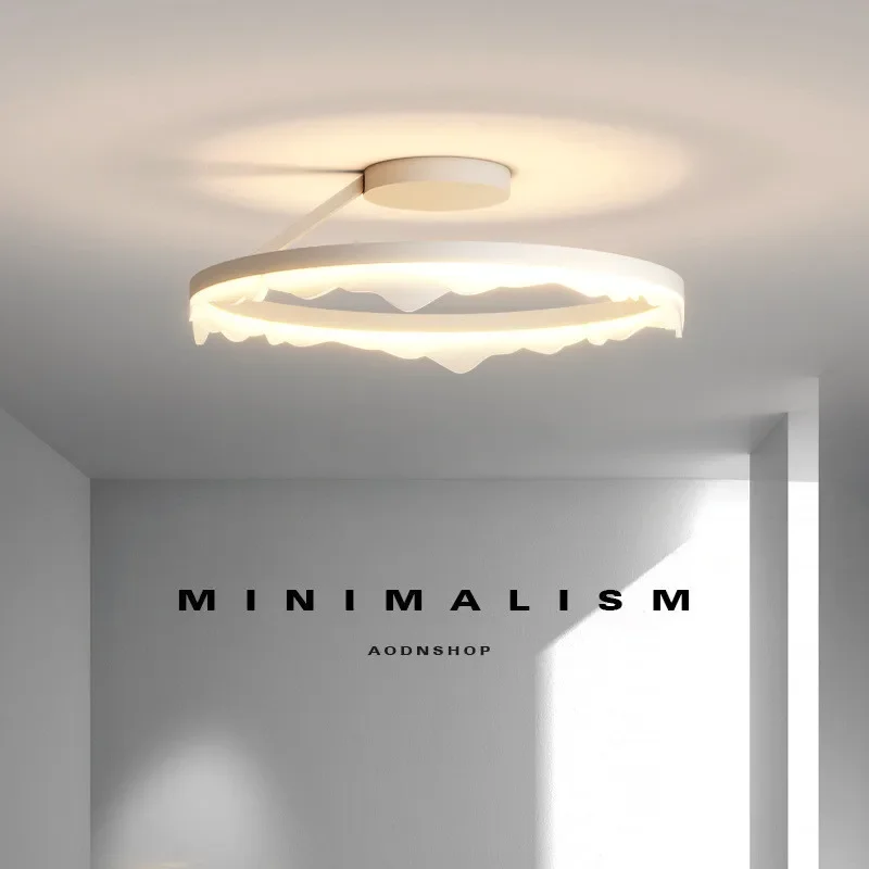 

Nordic Round Led Dimmable Ceiling Lights Bedroom Minimalism Modern Ceiling Lamp Led Indoor Atmosphere Lamp Fixtures Lamparas
