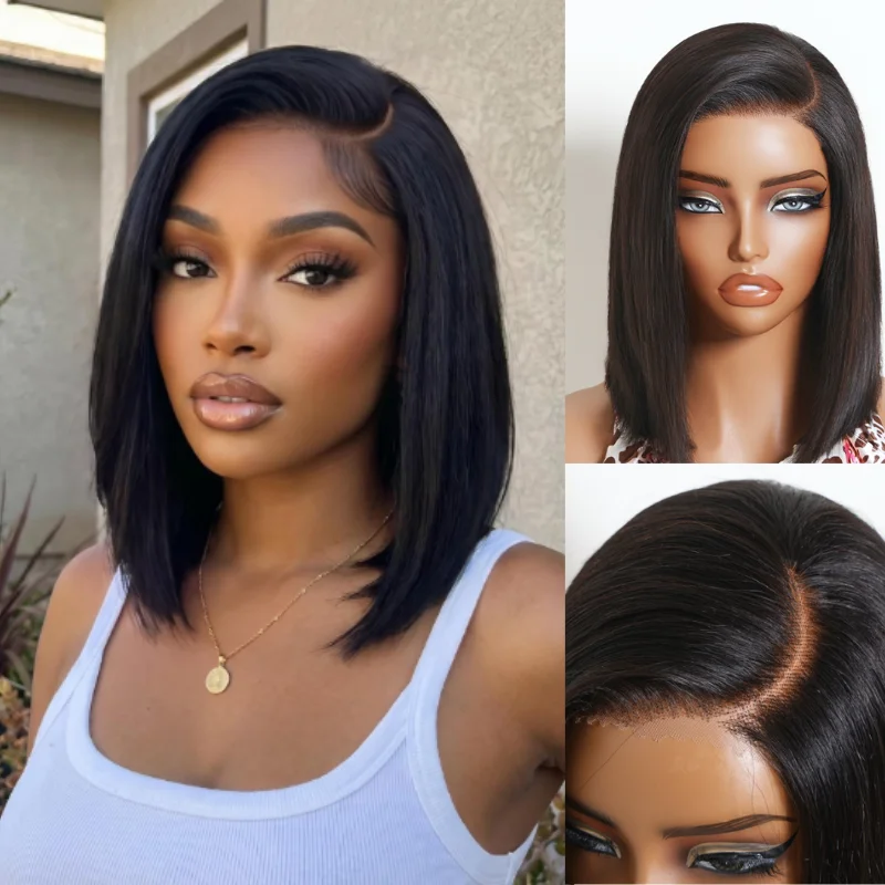 Klaiyi BOB Straight wig 6x4 Minimalist Lace 