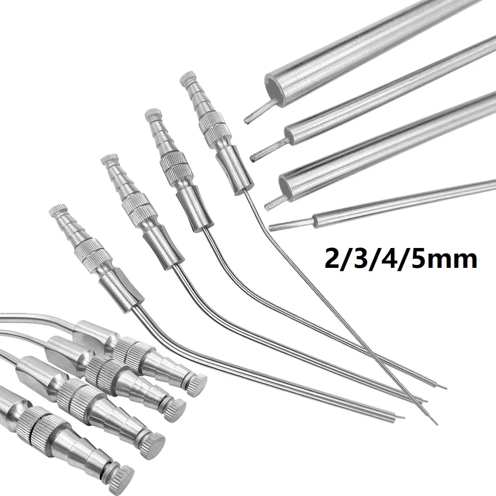 

2/3/4/5mm Dental Stainless Steel Suction Tip Dentist Oral Aspirator Tube Straw Implants Sucker Pipettes Medical Surgery Tool