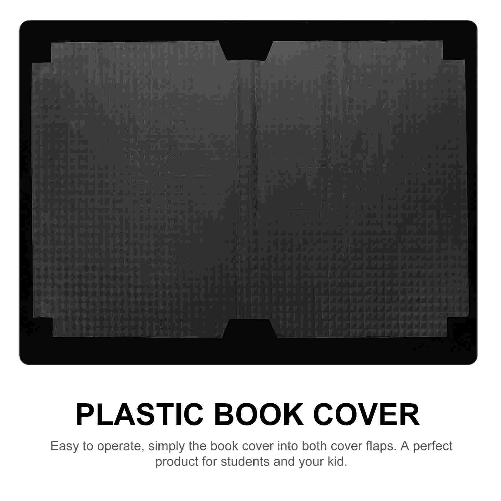 10 Pcs Self-adhesive Book Cover Case Books Transparent Liners Lining Notebooks Covers for Large Protective Clear