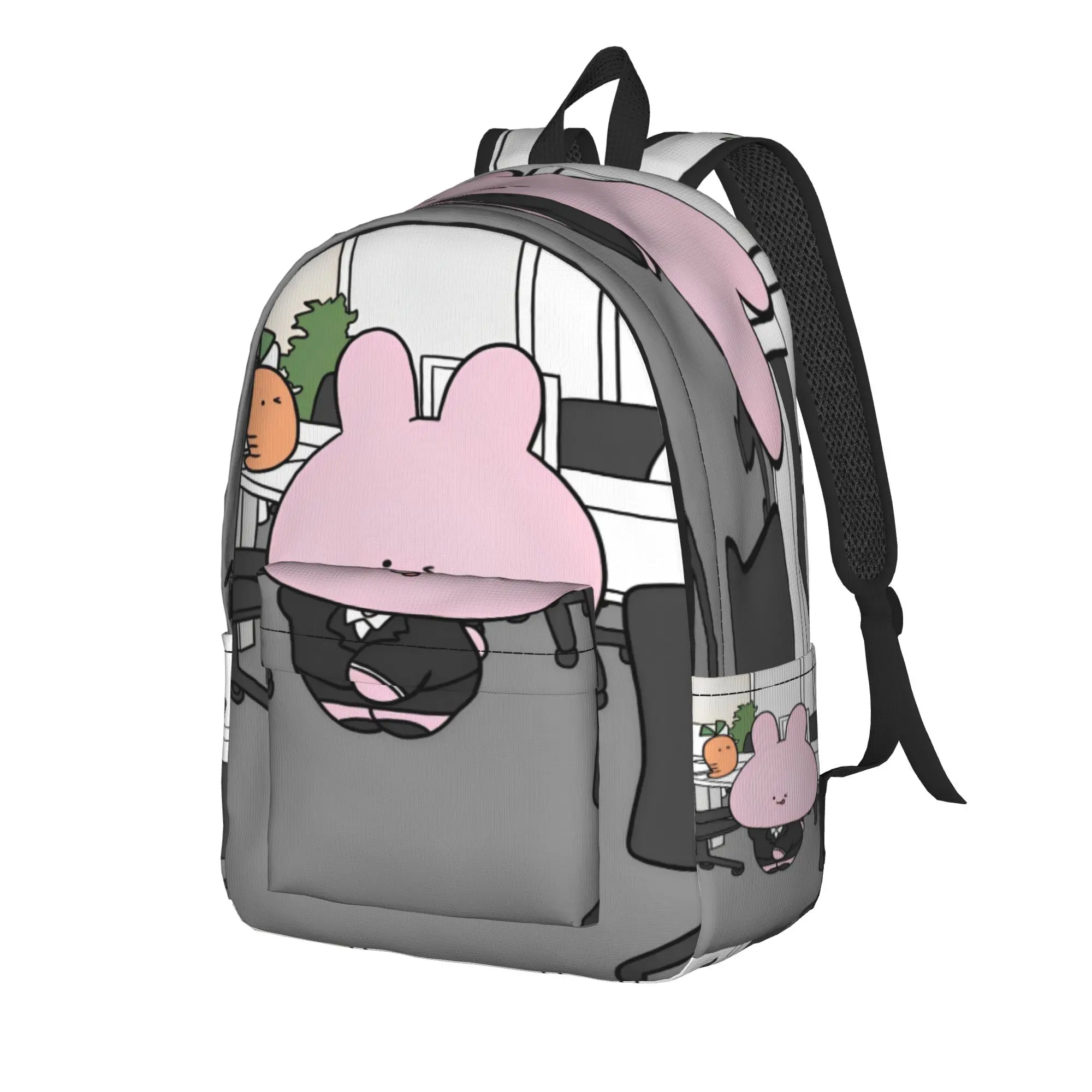 A-Asamimichans Backpack Office Kawaii Backpacks Student Unisex Workout Lightweight School Bags High Quality Rucksack