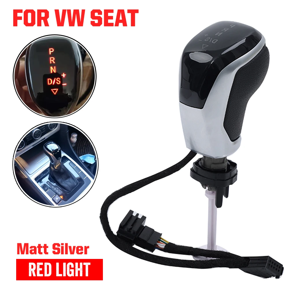 LED Car Styling For VW golf 7 passat B8 tiguan 2 T-roc skoda superb kodiaq MQB DSG Electronic Automatic Gear Shift Handle