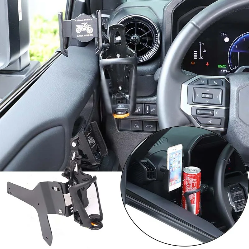 Driver Side Air Vent Cup Phone Holder Bracket LHD For Toyota Land Cruiser Prado LC250 J250 2024 2025 2026 Car Interior Accessory