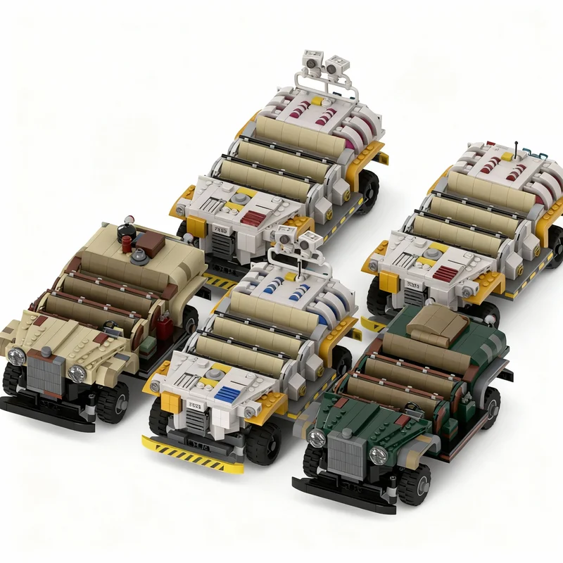 4151pcs MOC Dinosaur Time Rover Indiana Jones Disneieny Model Toys Building Blocks Architecture Christmas Gifts Idea Brick Kids