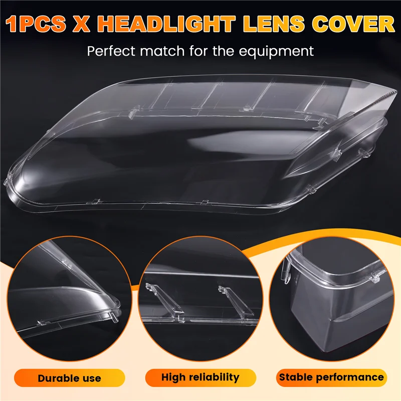 

A11M-For VW Amarok 2011-2022 Headlight Cover Shade Headlamp Shell Transparent Lampshade Case Lens