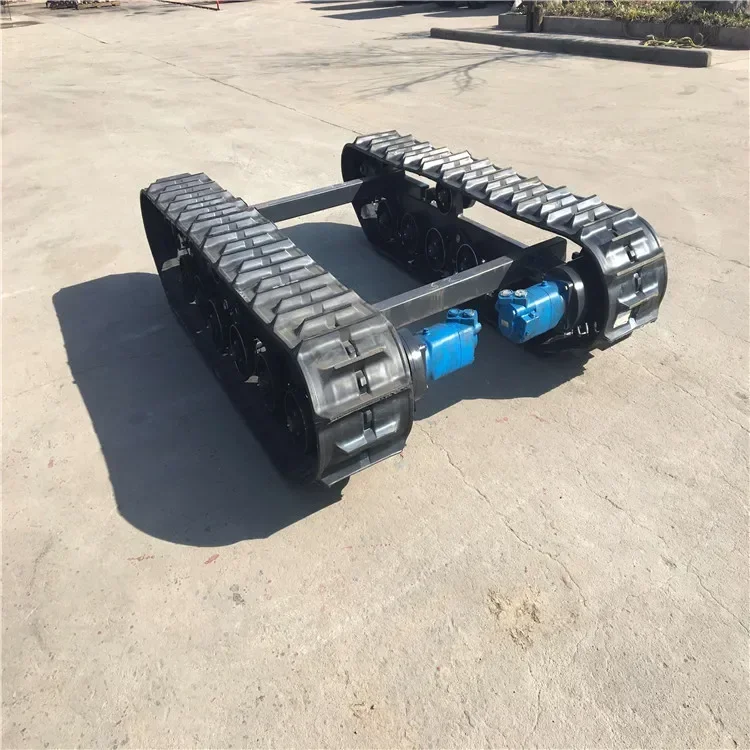 Rubber track system 0.5T to 20T for small vehicle crane undercarriage excavator Truck Farm loader Drilling MOBILE PIVOT BASE