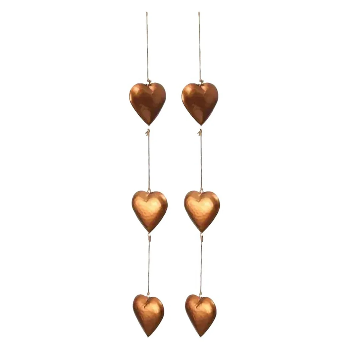 

НОВЫЙ металлический кулон в форме сердца, подвесное украшение для дома, праздничное подвесное украшение на День матери и День святого Валентина, 2 шт.