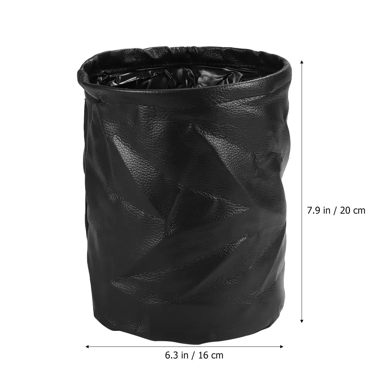 

Car Trash Can Seat Organizer Storage Bag Collapsible Waste Basket Car Backseat Multifunctional Water Food Holder Vehicle