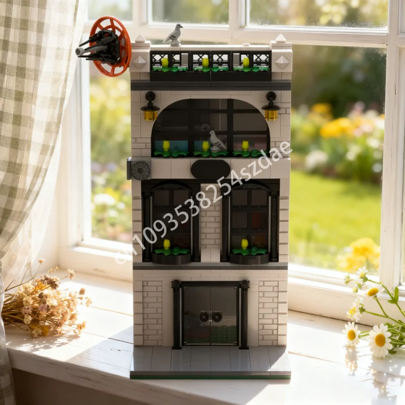 

667 шт. MOC городская башня одобрения модульная модель строительные блоки сборка идея кирпич рождественские подарки игрушка для детей