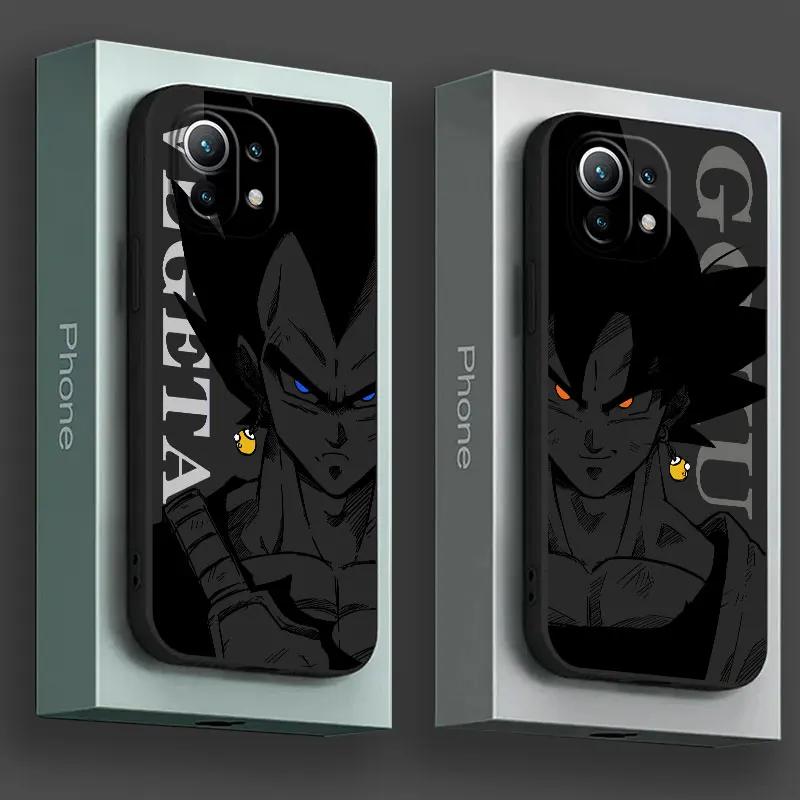 

Anime Vegeta Goku Dragons Balls Phone Case For Xiaomi 15T 14T Pro 13T Mi 11T 10T 15 Ultra Poco X7 F7 M7 Pro X3 X6 F6 Soft Cover