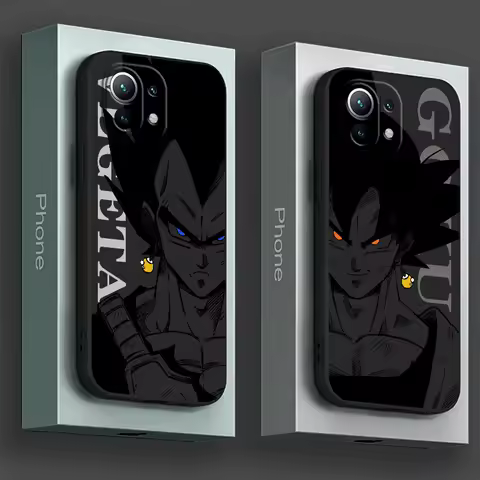 Anime Vegeta Goku Dragons Balls Phone Case For Xiaomi 15T 14T Pro 13T Mi 11T 10T 15 Ultra Poco X7 F7 M7 Pro X3 X6 F6 Soft Cover